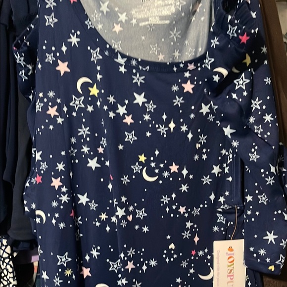 Women's Starry Night Pajama Set - Navy - Picture 2 of 3